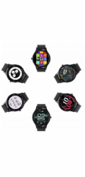 NoName Chytré hodinky Forever ForeVive 3 SB-340 černé s 3W Bluetooth reproduktorem