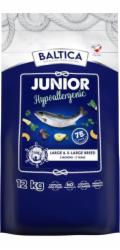 BALTICA Excellent Hypoallergenic Junior L/XL Salmon - suché krmivo pro psy - 12kg