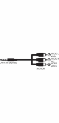 Logo Audio/Video kabel Jack (3.5mm) same