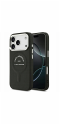 Karl Lagerfeld PU RSG Logo MagSafe kryt iPhone 17 Pro čierny