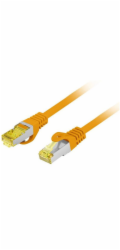 Lanberg Patchcord cat.6a s/ftp lszh cu 20m oranžový, schválený Fluke