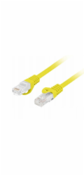 Lanberg Patchcord cat.6 UTP LSZH cu 10m žlutý, schválený Fluke