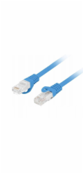 Lanberg Patchcord cat.6 UTP LSZH cu 15m modrý, schválený Fluke
