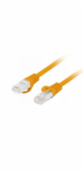 Lanberg Patchcord cat.6 UTP LSZH cu 15m oranžový, schválený Fluke