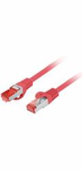 Lanberg Patchcord cat.6 s/ftp lszh cu 5m červený, schválený Fluke