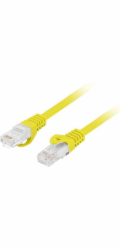 Lanberg Patchcord cat.6 UTP LSZH cu 5m žlutý, schválený Fluke