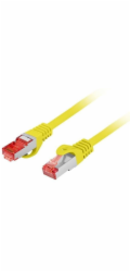Lanberg Patchcord cat.6 s/ftp lszh cu 2m žlutý, schválený pro Fluke