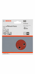 Bosch brusny list C 430 D125MM drevo zrnitost 60 5 ks