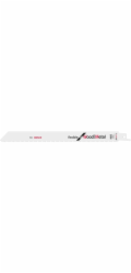 Bosch Powertools Flexibilní pilový list S 1122 HF pro ocasní pilu na dřevo a kov, 25 kusů (délka 225 mm)