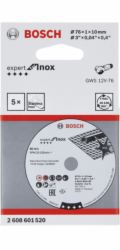Bosch 2608601520 kotouč řezný Expert For Inox 76x1x10 mm
