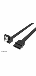 AKASA kabel SATA3, pravoúhlý, 100 cm