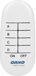 Orno Dálkové ovládání pro zapuštěná relé a zásuvky Smart Home, 4kanálový (OR-SH-1752)