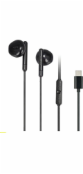 Awei Stereofonní sluchátka Awei PC-6T USB-C černá/černá