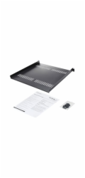 Startech 1U Vented Server Rack Cabinet Shelf, 16in Deep Fixed Cantilever Tray, Rackmount Shelf for 19" AV/Data/Network Equipment Enclosure w/ Cage Nuts & Screws, 44lbs Weight Capacity - 1U Network Rac
