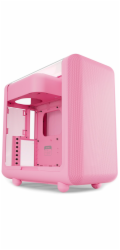 HYTE skříň X50 Strawberry Milk / prosklená zaoblená bočnice / bez zdroje / 1x USB-C / 2x USB-A