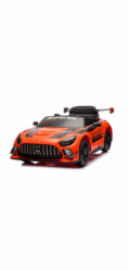 Dětské elektrické autíčko Mercedes AMG GT3, černo/oranžové