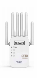 Zenwire Přístupový bod Zesilovač signálu WiFi opakovač 5 Venkovní opakovač Přístupový bod Zenwire WD-R1201U 1200 Mb/s