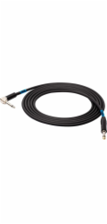 SSQ JMPJMK1 SS-1439 Kabel Jack Mono - Jack Mono (Úhel 90 stupňů) 1 m  Černá