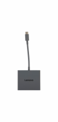 Lenovo Cestovní hub USB-C 4 v 1 Gen2, černý