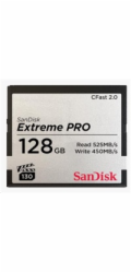 BAZAR - SanDisk CFAST 2.0 128GB Extreme Pro (525 MB/s VPG130) - Rozbaleno (Komplet)