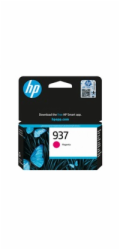BAZAR - HP 937 Magenta Original Ink Cartridge (800 pages) - Poškozený obal (Komplet)