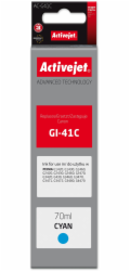 Activejet AC-G41C Láhev s inkoustem pro tiskárnu Canon, náhrada za Canon GI-41C 4543C001; Supreme; 70 ml; modrá