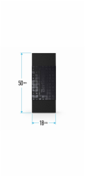 Berlingo  pryž Eco-PVC  Double Black  če