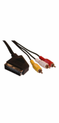 Neutralle Video kabel SCART samec - 3x C