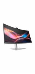 HP LCD 734pm 34 Curved 3440x1440,IPS,2000:1,400nits,5ms,HDMI 2.0,DP1.4,USB3-C,5xUSB-A,4x3W spkr,Cam,RJ-45,TB4-100W,5/5/5