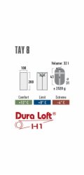 High Peak Schlafsack Tay 8 (grau)