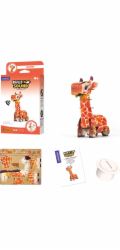 MG DYSTRYBUCJA MierEdu Build and Listen 3D Puzzle - Žirafa