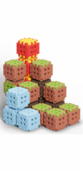 Stavebnice Marioinex Mini Waffle, 142 dílků