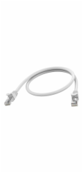 Vision - Sítový kabel - RJ-45 (M) do RJ-45 (M) - 50 cm - 6.2 mm - STP - CAT 6a - lisovaný, provedení bez hrbolku - bílá