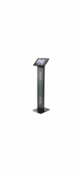 Compulocks iPad Air M2 & M3 11", Apex Enclosure Brandable Floor Stand - Black - Škříň - pro tablet - brandable - uzamykatelný - kov, polypropylen - černá - velikost obrazovky: 11" - podlahové proveden