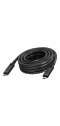Vision - USB kabel - USB-C (M) do USB-C (M) - USB 3.2 Gen 1 / DisplayPort 2.1 - 3 A - 10 m - Active Optical Cable (AOC), USB Power Delivery (60W), podpora 4K60Hz - cerná
