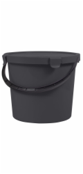 Kbelík Plast Team, 10 l, šedý