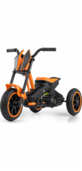 Dětská šlapací motokára Go-kart Milly Mally Rider oranžová