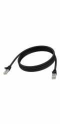 Vision - Sítový kabel - RJ-45 (M) do RJ-45 (M) - 2 m - 6.2 mm - STP - CAT 6a - lisovaný, provedení bez hrbolku - cerná