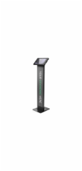 Compulocks Galaxy Tab A9+ Apex Enclosure Brandable Floor Stand Black - Stojan - pro tablet - brandable - uzamykatelný - kovový rám - cerná - velikost obrazovky: 11" - podlahové provedení - pro Samsung
