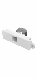 Vision Techconnect - Modul - montovatelný na čelní panel - CAT 6a - RJ-45 - bílá