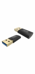 Vision Professional - USB adaptér - USB typ A (M) do USB-C (F) - USB 3.0 - černá