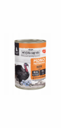 WIEJSKA ZAGRODA Puppy Monoprotein Turkey - vlhké krmivo pro psy - 400g