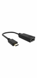 VISION - Video adaptér - USB-C s piny (male) do HDMI se zdírkami (female) - cerná - podpora 4K60 Hz (3840 x 2160)
