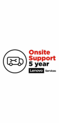 Lenovo Onsite Upgrade - Prodloužená dohoda o službách - náhradní díly a práce (pro systém s 3letou zárukou on-site) - 5 let (z původního data zakoupení vybavení) - na místě - pro ThinkStation P300; P3