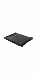 LANBERG POSUVNÁ POLICE PRO 19" RACKOVÉ SKŘÍNĚ 350MM ČERNÁ (1U/445X350MM, NOSNOST 35KG, 4-BODOVÉ M