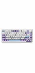 Ajazz Mechanická herní klávesnice AK820 MAX s magnetickými spínači - fialová-bílá-modrá-RGB