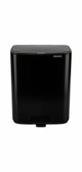 Brabantia Treteimer Bo 12 Liter  Matt Black