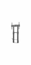 Vision X-Series VFM-F26W - Stojan - nastavitelná výška - pro plochý panel - 80kg - ocel - pískovaný cerný - velikost obrazovky: 55"-100" - montáž od podlahy ke stene