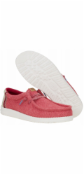 HEY DUDE Hej kámo Wally Jute 43085-79B Červená 44