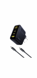 Baseus PicoGo AE21 Charger 2C+A 100W Black + Type-C 1.5m Black